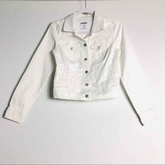 white denim jacket size 18